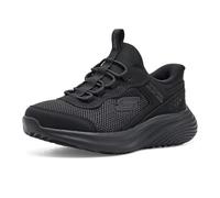 Skechers Jungen Bounder Pro Slip-InTurnschuhe, Black Synthetic Black Textile Trim, 27 EU