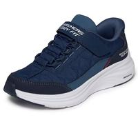 Skechers Jungen Contour Foam Cozy Fit Slip-InTurnschuhe, Navy Textile Navy Synthetic Red Trim, 37 EU