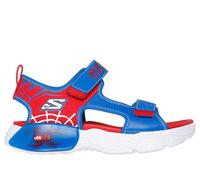 Skechers Jungen Creature-Splash - Bugtacular Shoes in Blau/Rot, Größe 27, in der Maschine waschbar