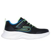 Skechers Jungen Dynamatic - Swift Tread Sneaker in Schwarz/Grün, Größe 29, in der Maschine waschbar