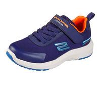 Skechers Jungen Dynamic Tread Hydrode Sneaker, Navy Textile Orane Light Blue Trim, 31 EU