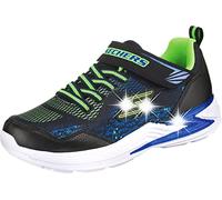 Skechers Jungen Erupters Iii Derlo Sneaker | Lässig, beleuchtet, blinkende Zehen, Schmetterlingsspitze, adaptiver Verschluss