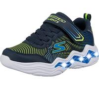 Skechers Jungen Erupters Iv Sneaker, Navy Textile Synthetic Lime Royal Trim, 32 EU