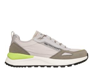 Skechers Jungen Fury Shoes in Grau/Grün, Größe 33.5