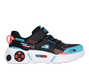 Skechers Jungen Game Kicks: Gametronix 2.0 Sneaker in Schwarz, Größe 32, in der Maschine waschbar