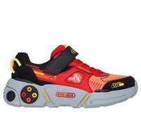 Skechers Jungen Game Kicks: Gametronix 2.0 Sneaker in Schwarz/Rot, Größe 33.5, in der Maschine waschbar