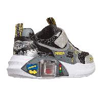 Skechers Jungen Garage Sneaker in Silber/Schwarz, Größe 31