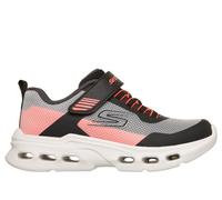 Skechers Jungen Glide-Step Drift - Zorzox Sneaker in Schwarz/Orange, Größe 36, in der Maschine waschbar