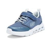 Sneaker SKECHERS "SKECHERS GLIDE-STEP FLOW", Mädchen, Gr. 33, navy, Synthetik, Textil, Mesh, unifarben mit Farbeinsatz, Schuhe Sneaker, Freizeitschuh mit Klett, Größenschablone zum Download (65303308-