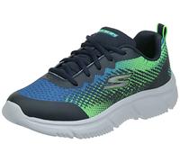 Skechers Jungen Go Run 650 Sneaker, Navy Lime, 35.5 EU
