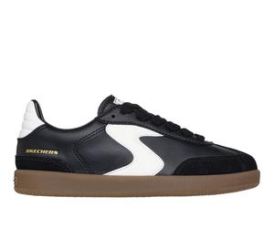 Skechers Jungen Hotshot - Junior Varsity Sneaker in Schwarz/Weiss, Größe 40
