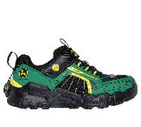 Skechers Jungen John Deere: Adventure Track - Rugged-Brights Shoes in Grün/Schwarz, Größe 35