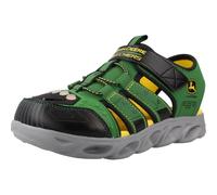Skechers Sandale HYPNO-SPLASH JOHN DEERE Kinder Gr. 35 Grün/Schwarz Lederimitat/Textil Klettschuh