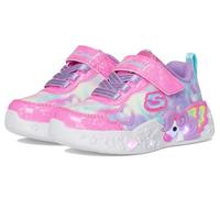 Skechers Jungen Mädchen Unicorn Charmer Lil Heart Sneaker, Pink Sparkle Mesh/Multi Trim, 26 EU