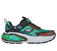 Skechers Jungen Mega-Craft 4K Sneaker in Braun, Größe 27.5, in der Maschine waschbar