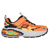Skechers Jungen Mega-Craft 4K Sneaker in Orange/Schwarz, Größe 28, in der Maschine waschbar