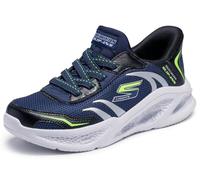 Skechers Slip-ins METEOR LIGHTS - BRISK-BEAMS Jungen Schuhe schwarz silber - 33