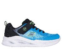 Skechers Jungen Meteor-Lights - Krendox Shoes in Schwarz/Blau, Größe 33
