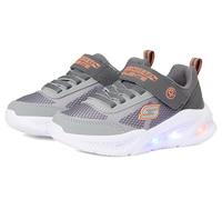 Skechers Jungen Meteor-Lights Krendox Sneaker, Grau, 35.5 EU