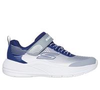 Skechers Jungen Microspec Advance Sneaker in Blau/Light Grau, Größe 28.5, in der Maschine waschbar