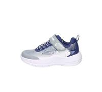 Sneaker SKECHERS "MICROSPEC ADVANCE", Kinder, Gr. 32, blau (navy, grau), Lederimitat, Textil, sportlich, Schuhe (54931507-32) navy, grau