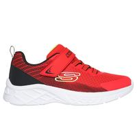 Skechers Jungen Microspec II - Zovrix Sneaker in Rot/Schwarz, Größe 36