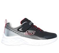 Skechers Jungen Microspec II - Zovrix Sneaker in Schwarz/Rot, Größe 33.5