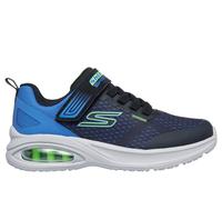 Skechers Sneaker MICROSPEC MAX ADVANCE Kinder Textil/Synthetik Klettverschluss Schwarz Gr. 34