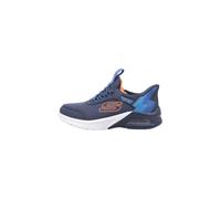 Skechers SLIP-INS Microspec Max - Brisk-Stripe blau - Sneaker - Größe 30 30 blau