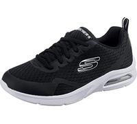 Skechers Jungen Microspec Max Sneaker, Black Textile Trim, 29 EU
