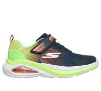 Skechers Jungen Microspec Max Velocity Shoes in Blau/Grün, Größe 33.5