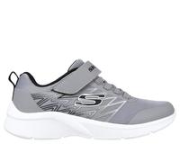 Skechers Jungen Microspec - Texlor Sneaker in Grau/Schwarz, Größe 32