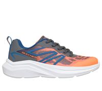 Skechers Jungen Microspec Velocity - Zromic Shoes in Orange/Grau, Größe 35.5, in der Maschine waschbar