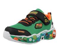 Sneaker SKECHERS "ADVENTURE TRACK - JOHN DEERE", Mädchen, Gr. 36, bunt (grün, schwarz, gelb), Lederimitat, Textil, kontrastfarbene Details, Schuhe Sneaker, Klettschuh im John Deere Design, Größenschab