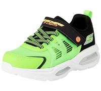 Skechers Jungen Sneaker, Lime Synthetic Textile Black Orange Tri, 35 EU