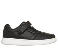 Skechers Jungen Quick Street Lite Sneaker in Schwarz/Weiss, Größe 31, in der Maschine waschbar