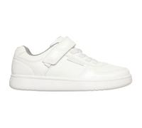 Skechers Jungen Quick Street Lite Sneaker, weißer Synthetik/Grauer Rand, 36 EU