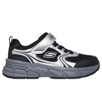 Skechers Jungen Retro-Graph Sneaker in Silber/Schwarz, Größe 36.5, in der Maschine waschbar