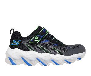 Skechers Jungen S-Lights: Mega-Surge 2.0 Sneaker in Grau/Schwarz, Größe 33.5
