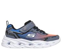 Skechers Jungen S-Lights: Vortex 3.0 Sneaker in Schwarz/Blau/Orange, Größe 27.5