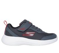 Sneaker SKECHERS "SELECTORS", Kinder, Gr. 34, grau, Textil, Synthetik, sportlich, Schuhe, Freizeitschuh mit Klettverschluss, Größenschablone zum Download (64752420-34) grau