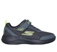 Skechers Jungen Selectors - Reset Achieved Sneaker in Grau/Schwarz/Grün, Größe 27.5, in der Maschine waschbar
