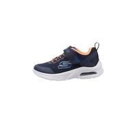 Skechers Jungen Sneaker, Marineblau Textil Synthetik Orange Blau Trim