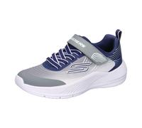 Sneaker SKECHERS "MICROSPEC ADVANCE", Kinder, Gr. 28, blau (navy, grau), Lederimitat, Textil, sportlich, Schuhe (54931507-28) navy, grau