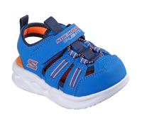 Skechers Sola Glow Flache Sandale, Blue, 27 EU
