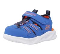 Skechers Sola Glow Flache Sandale, Blue, 25 EU