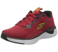 Skechers Jungen Solar Fuse Sneaker, Rot Rot Schwarz Textil Schwarz Gelb Rdbk, 33