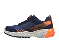 Skechers Jungen Thermoflux 2.0 Kodron sneakers, Navy Blue Textile Orange Lime Trim, 31 EU