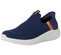 Skechers Boys Schlüpfen, Navy Textile/Orange Trim, 30 EU