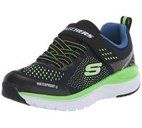 Skechers Jungen Ultra Groove Sneaker, Navy Textile Black Trim, 32 EU